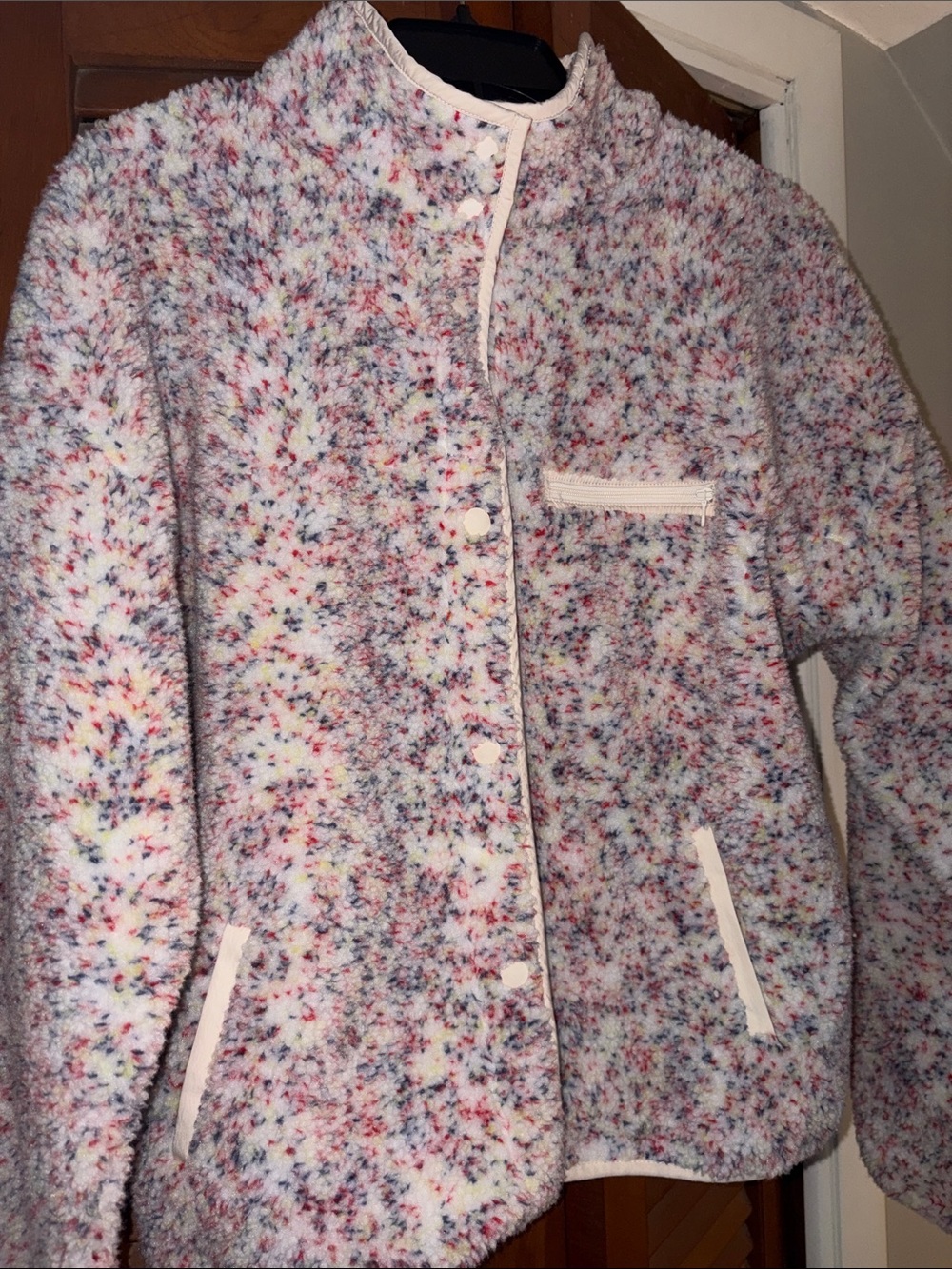 Aerie Offline Speckled Sherpa Jacket - Women's Cozy Coat